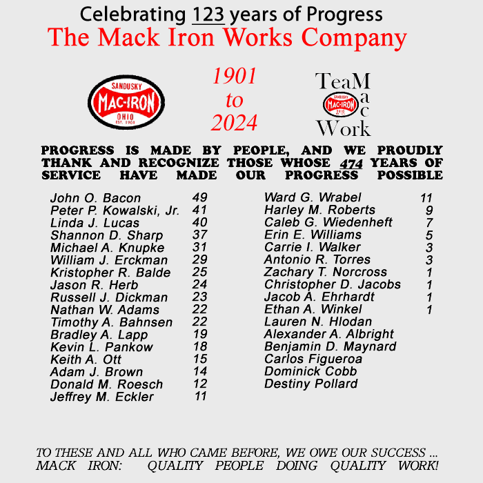 Mack Iron Employees